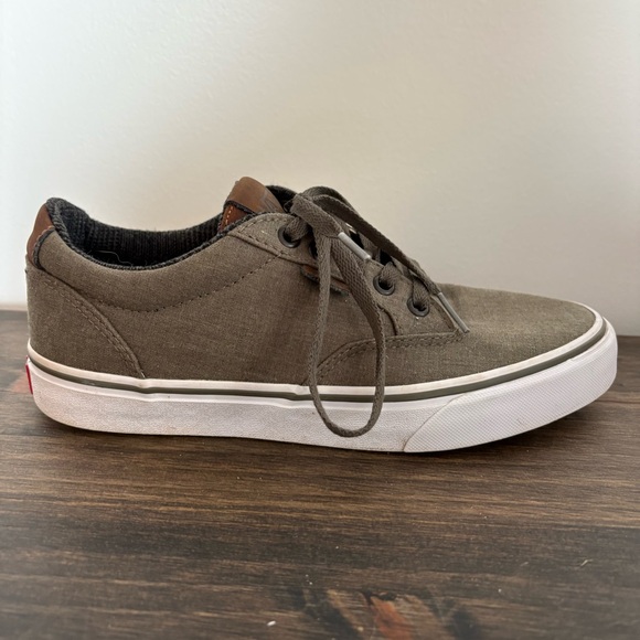 Vans Men's Olive Green Ortholyte Lace Up Shoes - Picture 8 of 11